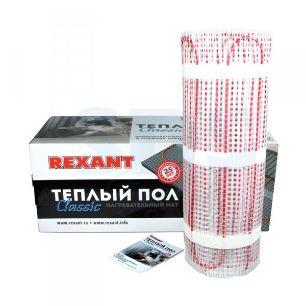 REXANT Тёплый пол (нагревательный мат)  Classic RNX-11,0-1650 (площадь 11,0 м2 (0,5 х 22,0 м)), 1650 Вт, двухжильный с экраном 51-0520-2